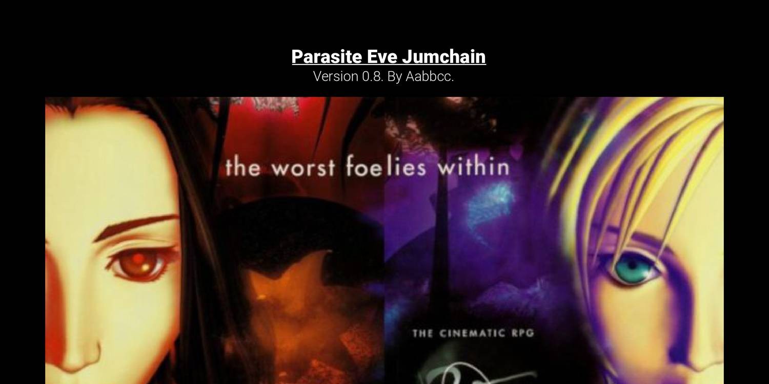 EvilFiles - Parasite Eve 1 - EvilHazard
