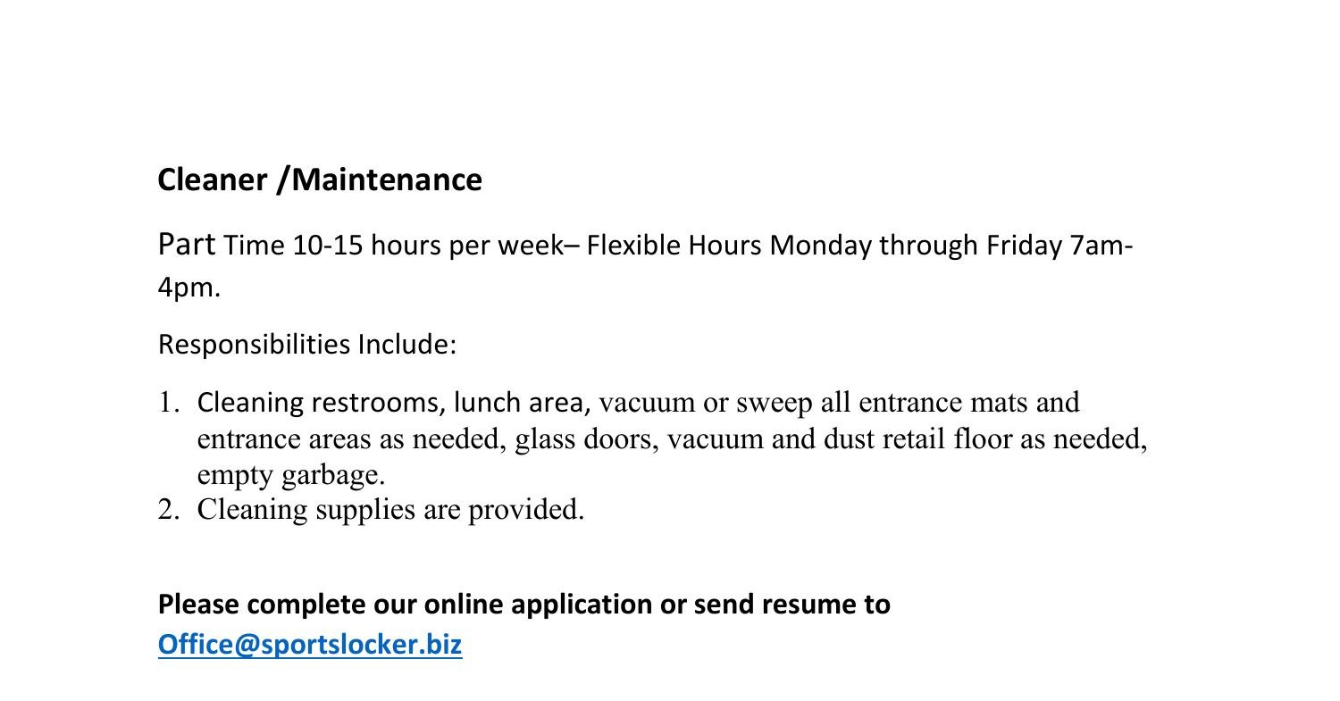 Cleaning job posting.docx DocDroid