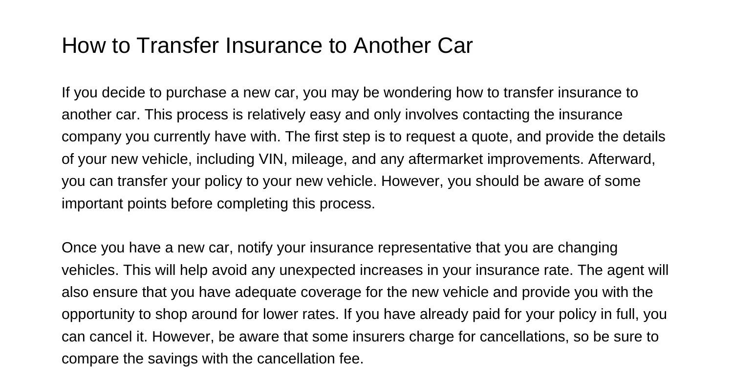 How to Transfer Insurance to Another Careucjb.pdf.pdf | DocDroid