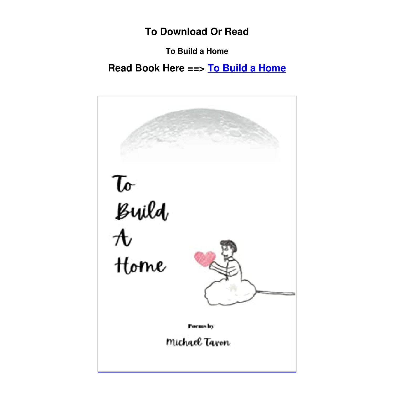 Download Epub To Build A Home By Michael Tavon pdf DocDroid