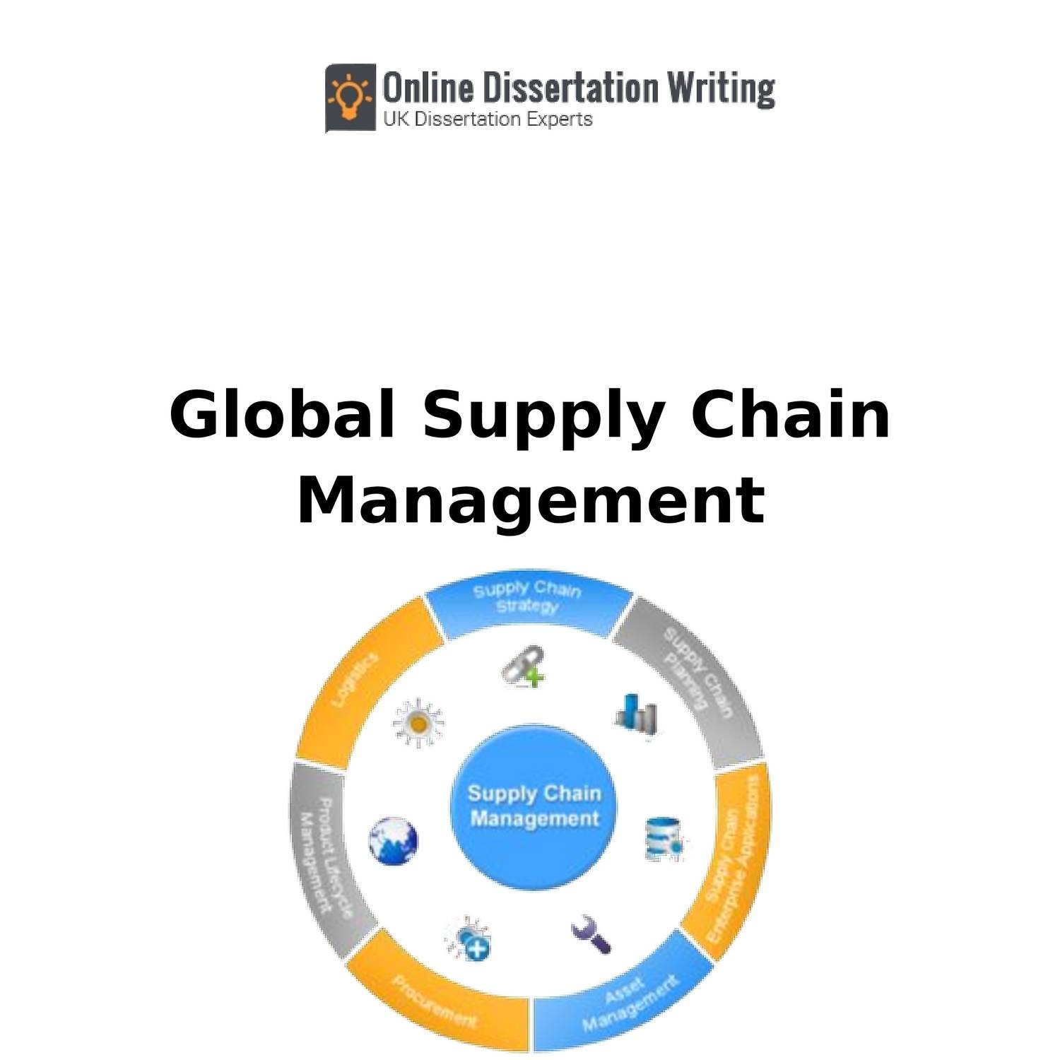 global supply chain management assignment