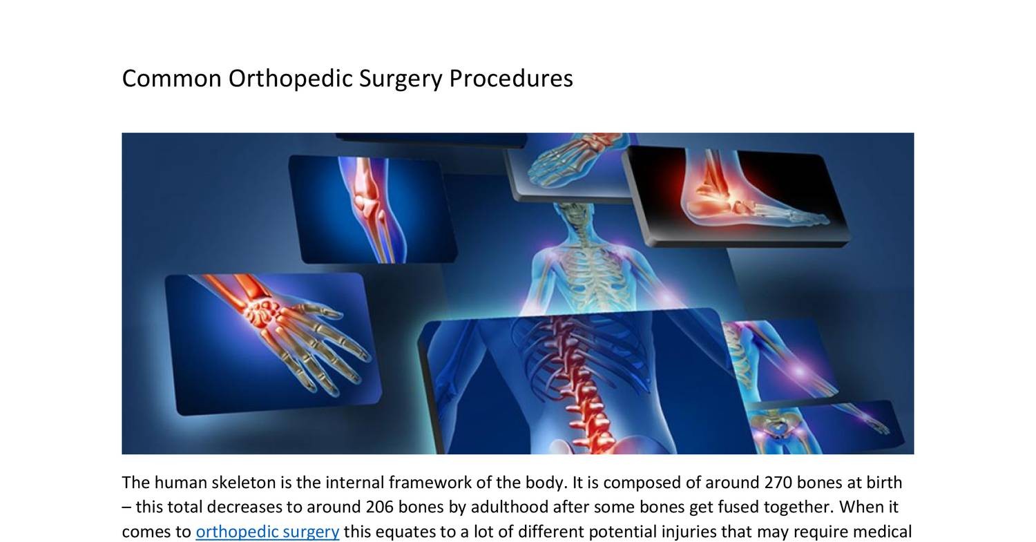 Common Orthopedic Surgery Procedures.pdf DocDroid