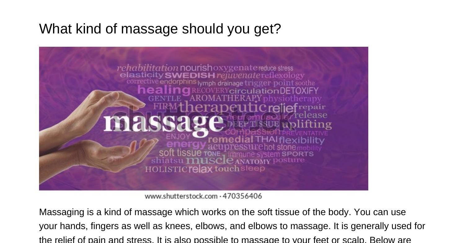 What type of massage should You Chooseunpfp.pdf.pdf DocDroid