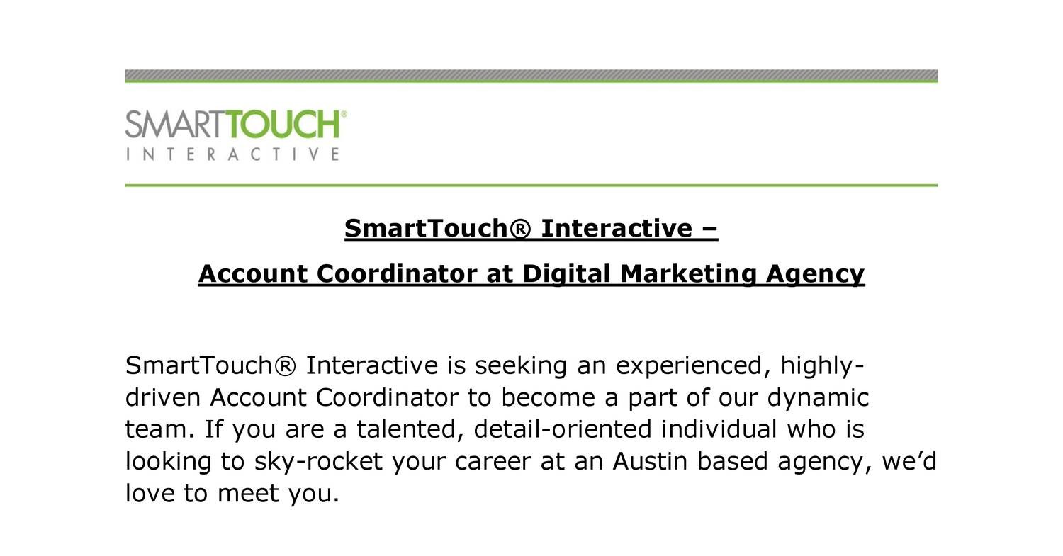 Account Coordinator Job Description.pdf | DocDroid