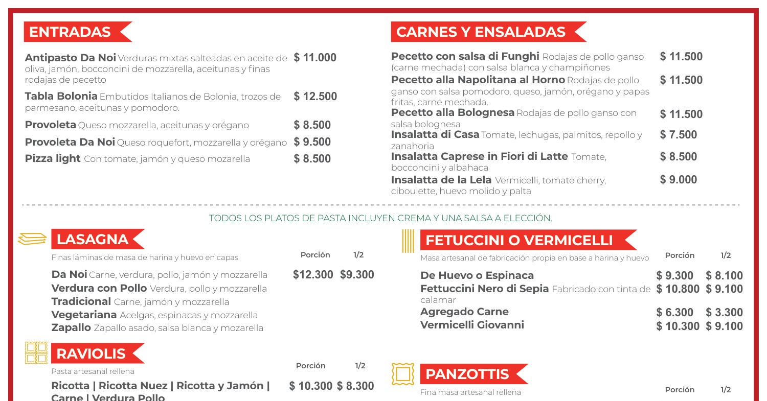 Menu restaurante DaNoi.pdf | DocDroid
