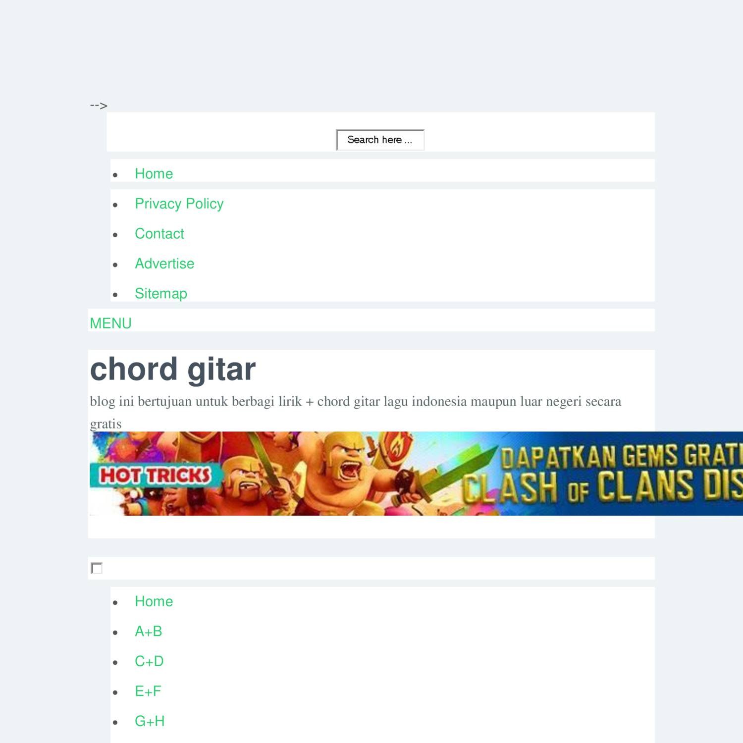 Our Story Tersimpan Chord Chord Walls