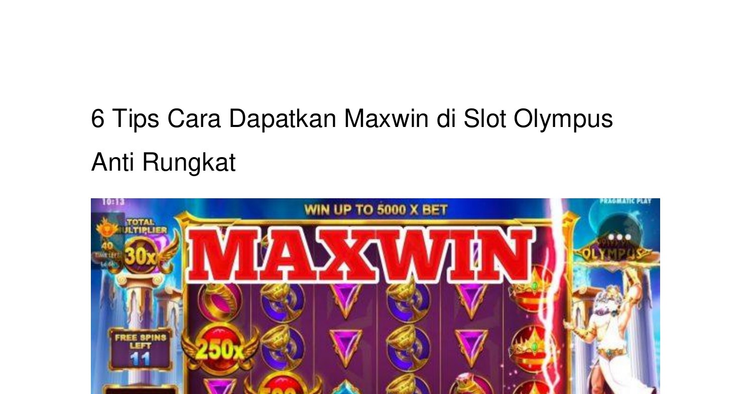 tips slot maxwin: Pengertian, Cara Kerja, Risiko, dan Hal yang Perlu Diperiksa