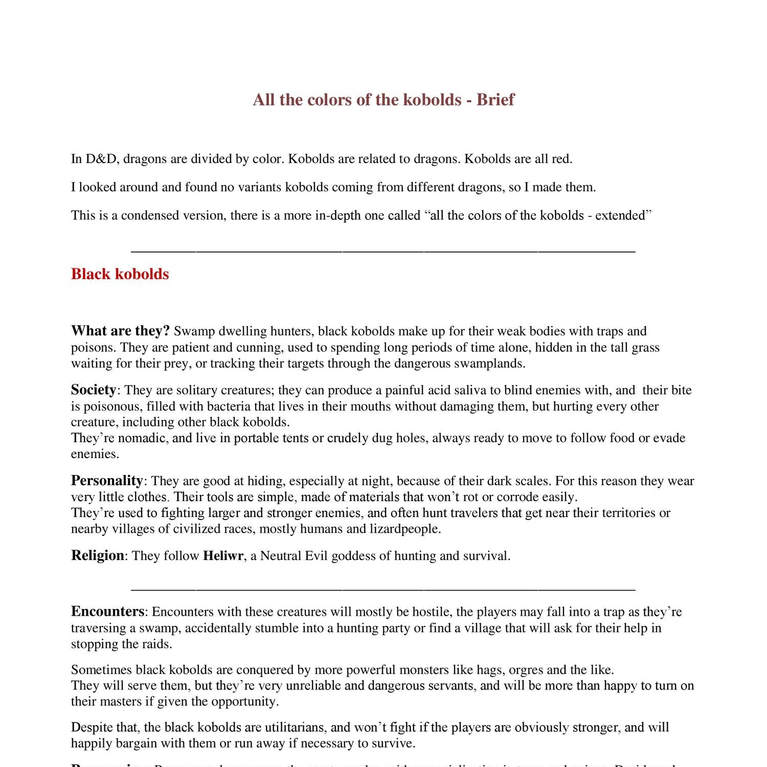 Brief - All the colors of the kobolds.pdf | DocDroid