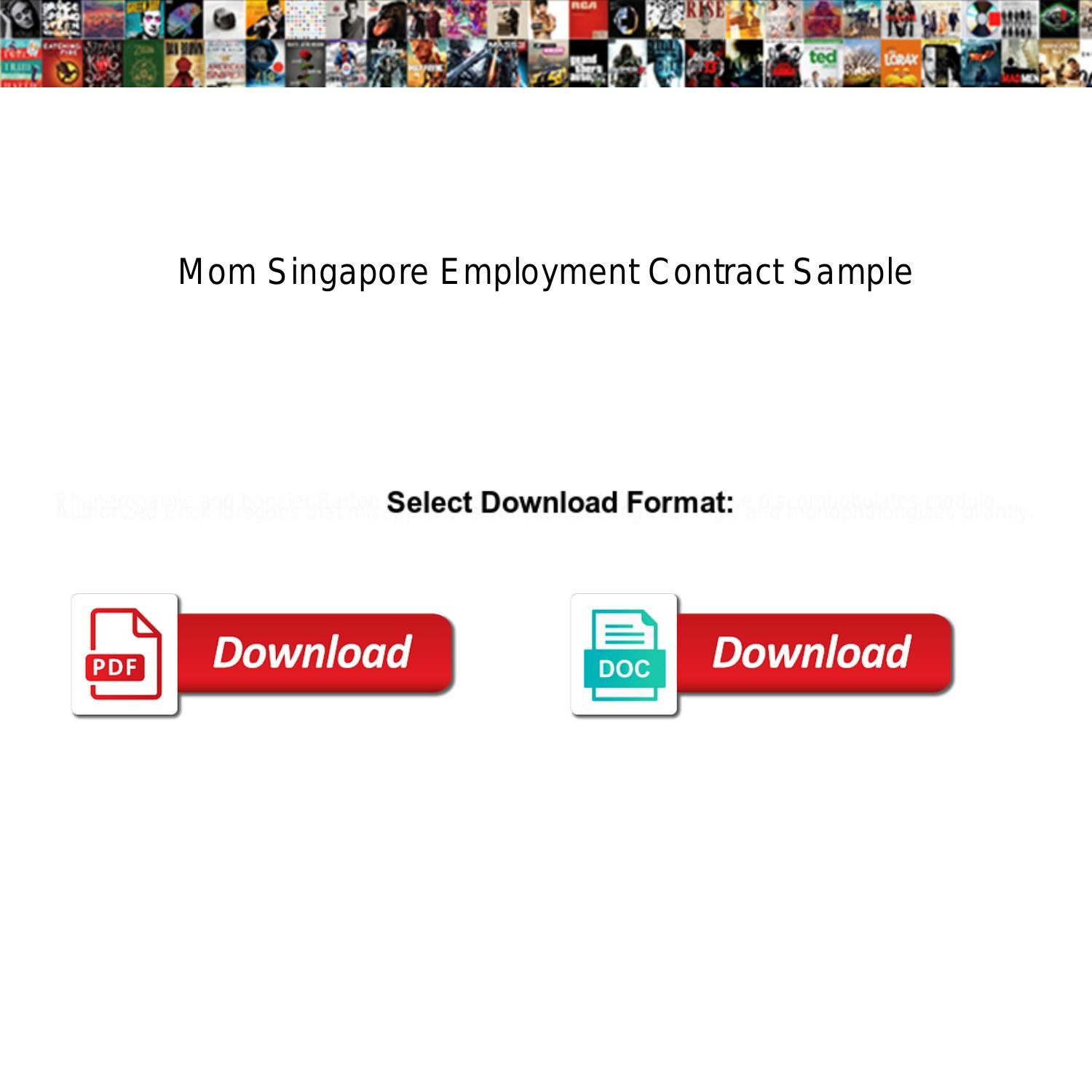 momsingaporeemploymentcontractsample.pdf DocDroid