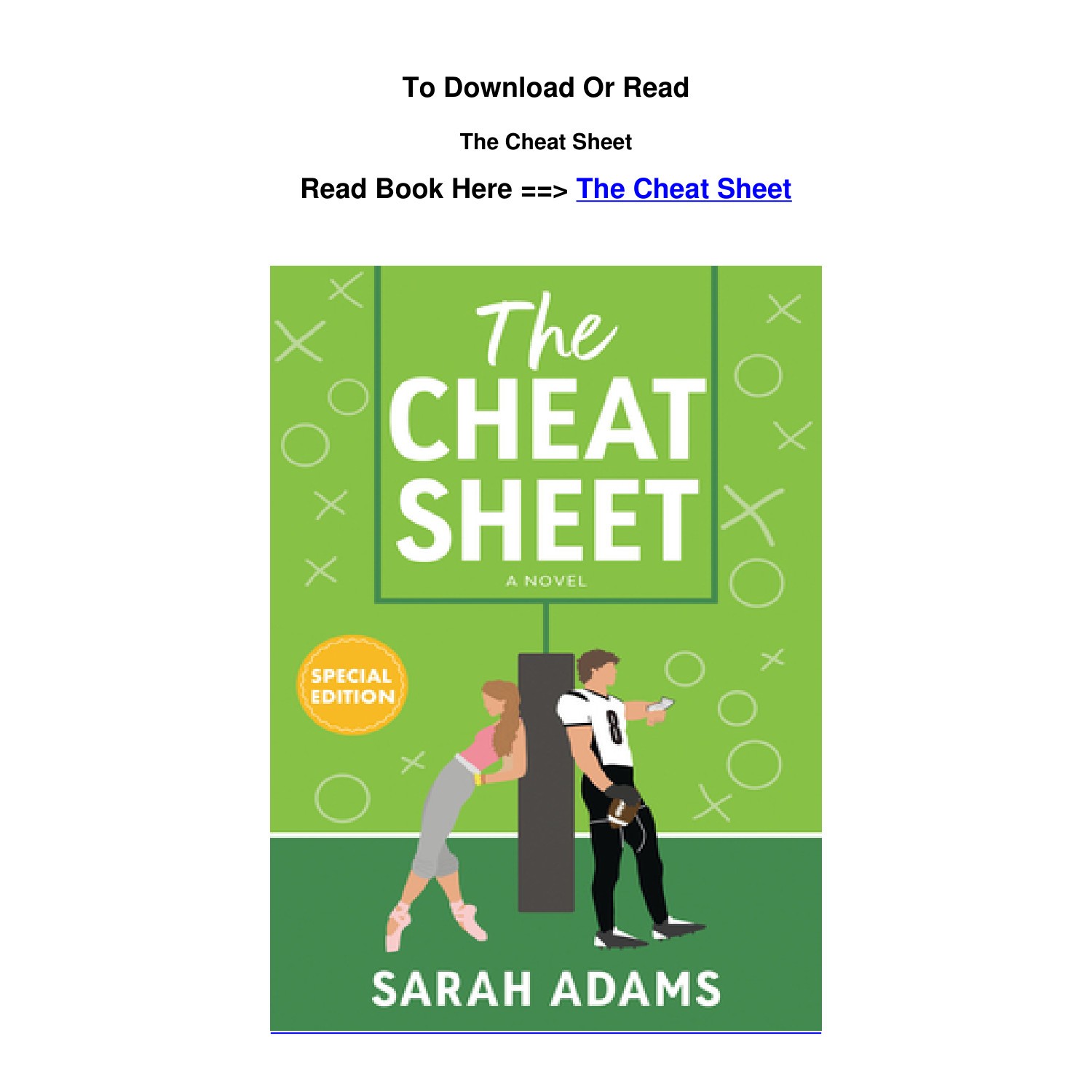 EPub Download The Cheat Sheet BY Sarah Adams.pdf DocDroid