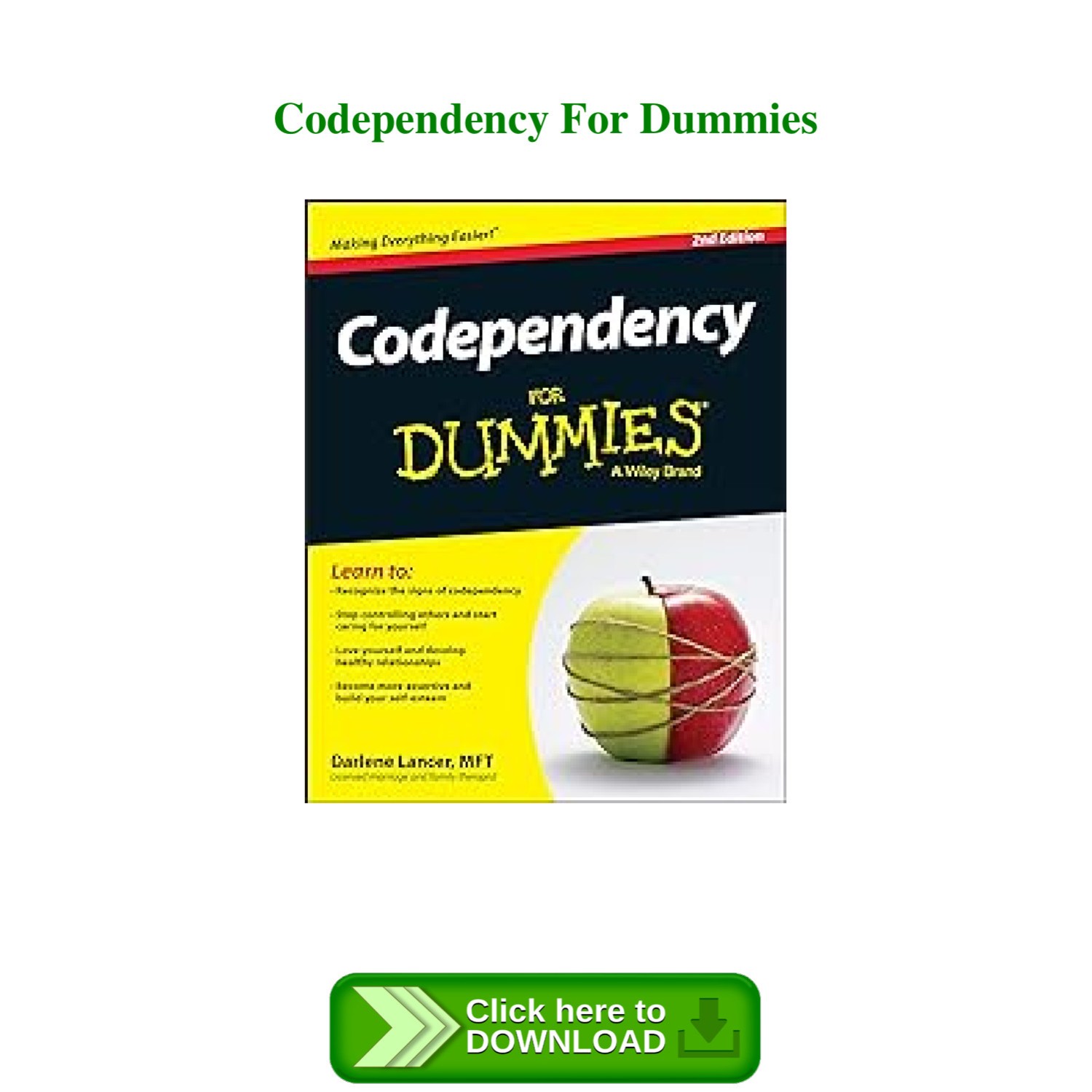 (READING BOOK) Codependency For Dummies .pdf DocDroid