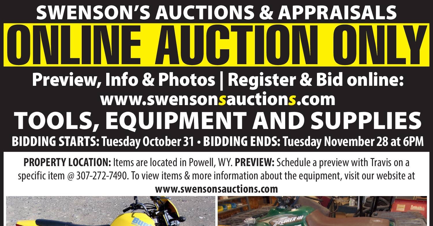 Swenson Auction Tools & Equipment Online 171027.pdf DocDroid