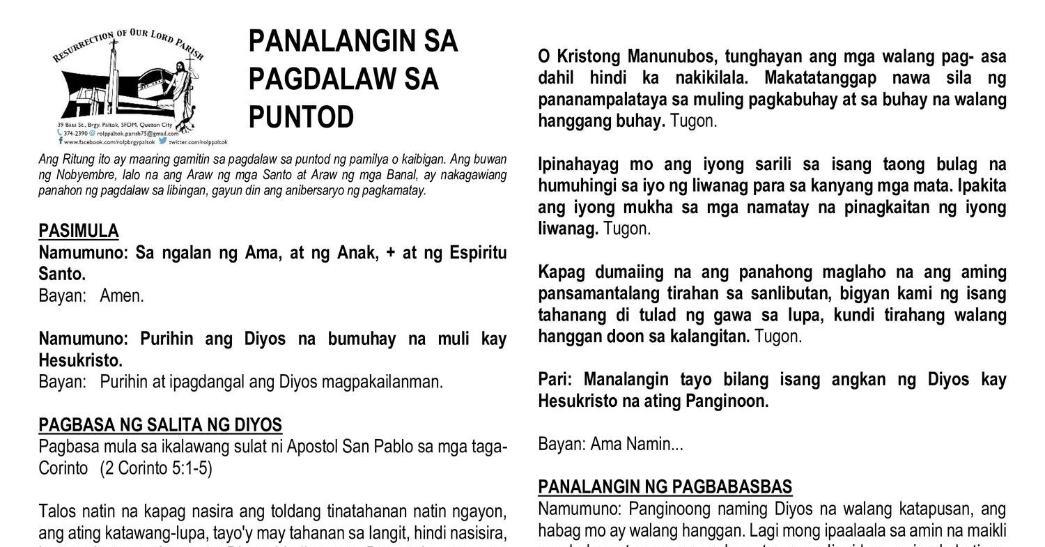 PANALANGIN-SA-PAGDALAW-SA-PUNTOD (English & Filipino).pdf | DocDroid