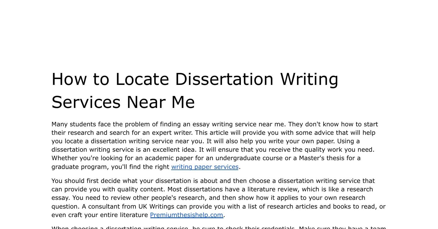 How to Locate Dissertation Writing Services Near Me.pdf DocDroid