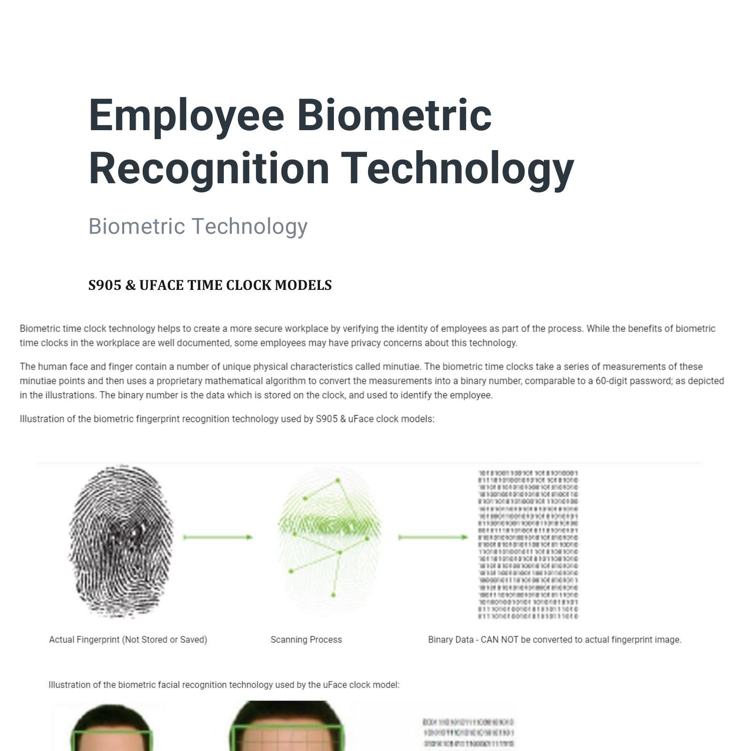 Employee Biometric Recognition Technology.pdf | DocDroid