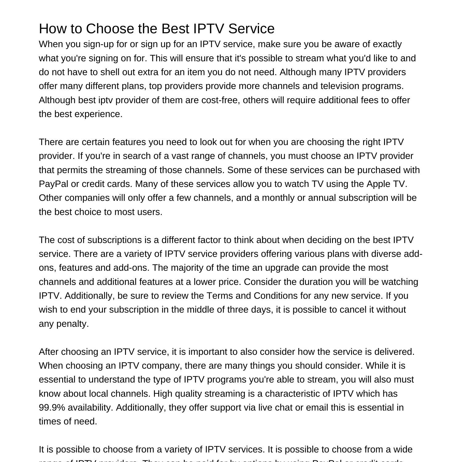 How Do You Choose The Right IPTV Service Ldscc pdf pdf DocDroid