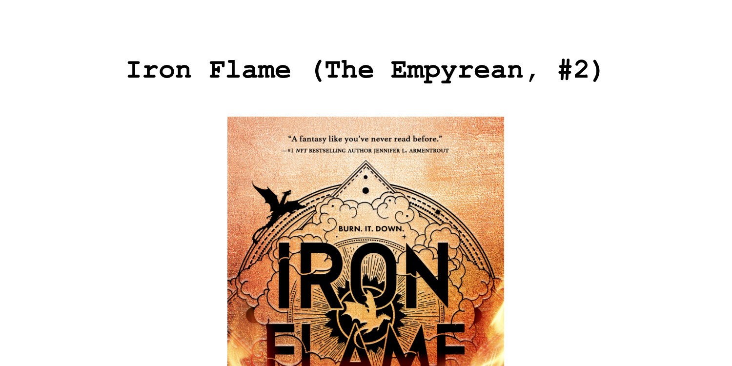 Iron Flame. The Empyrean. Vol. 2: Rebecca Yarros : Rebecca Yarros:  : Libri