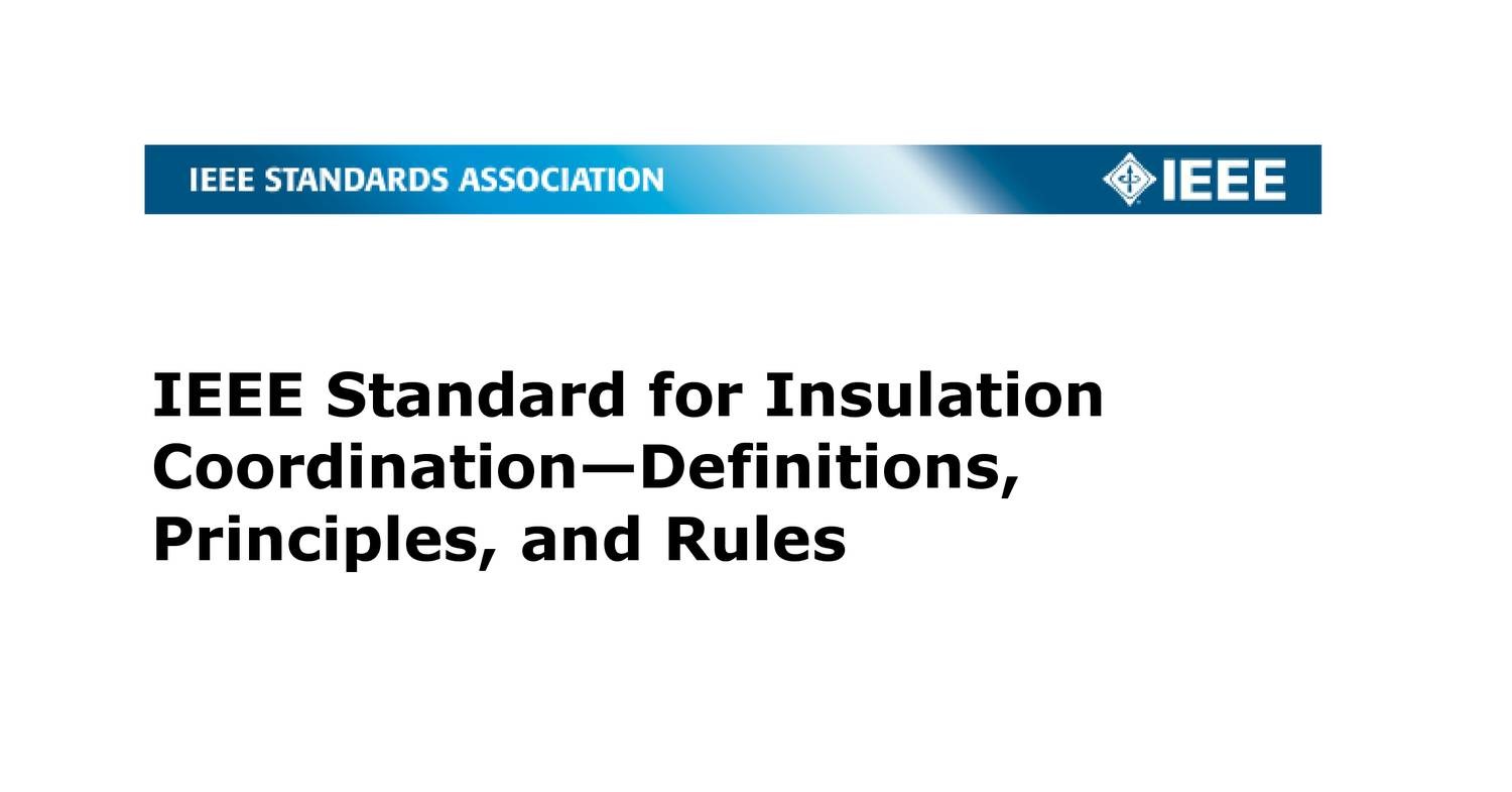C62.82.12010 IEEE Standard for Insulation CoordinationDefinitions