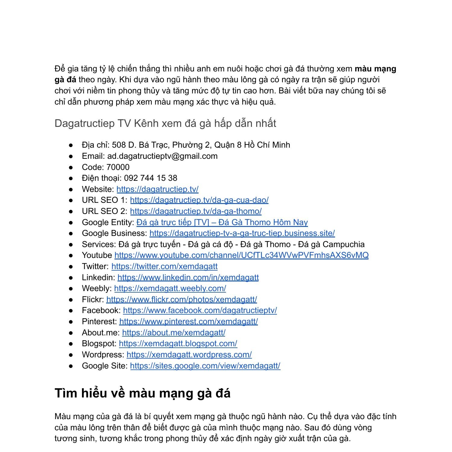 Cách xem màu mạng gà đá theo ngày chuẩn xác.pdf DocDroid