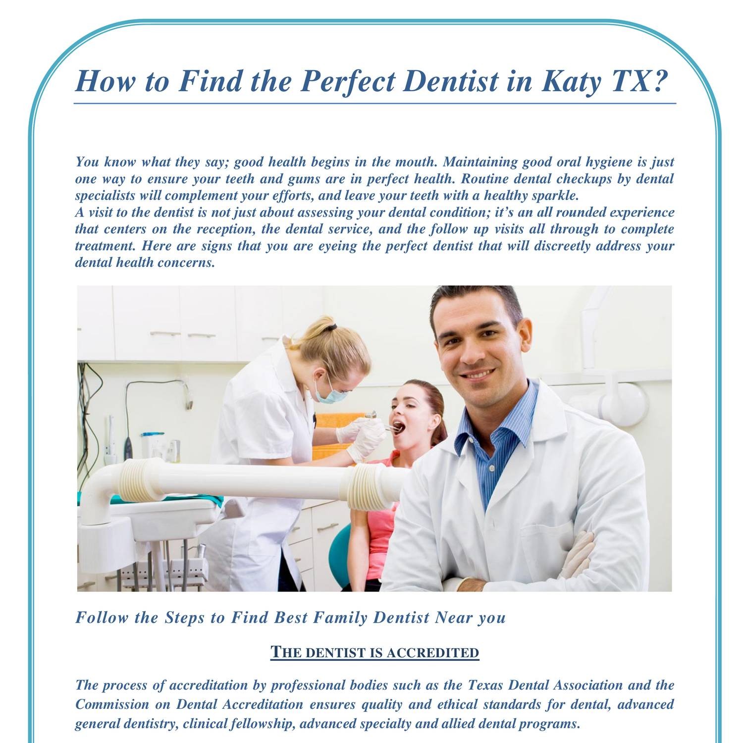 Find the Perfect Dentist in Katy Texas.pdf DocDroid