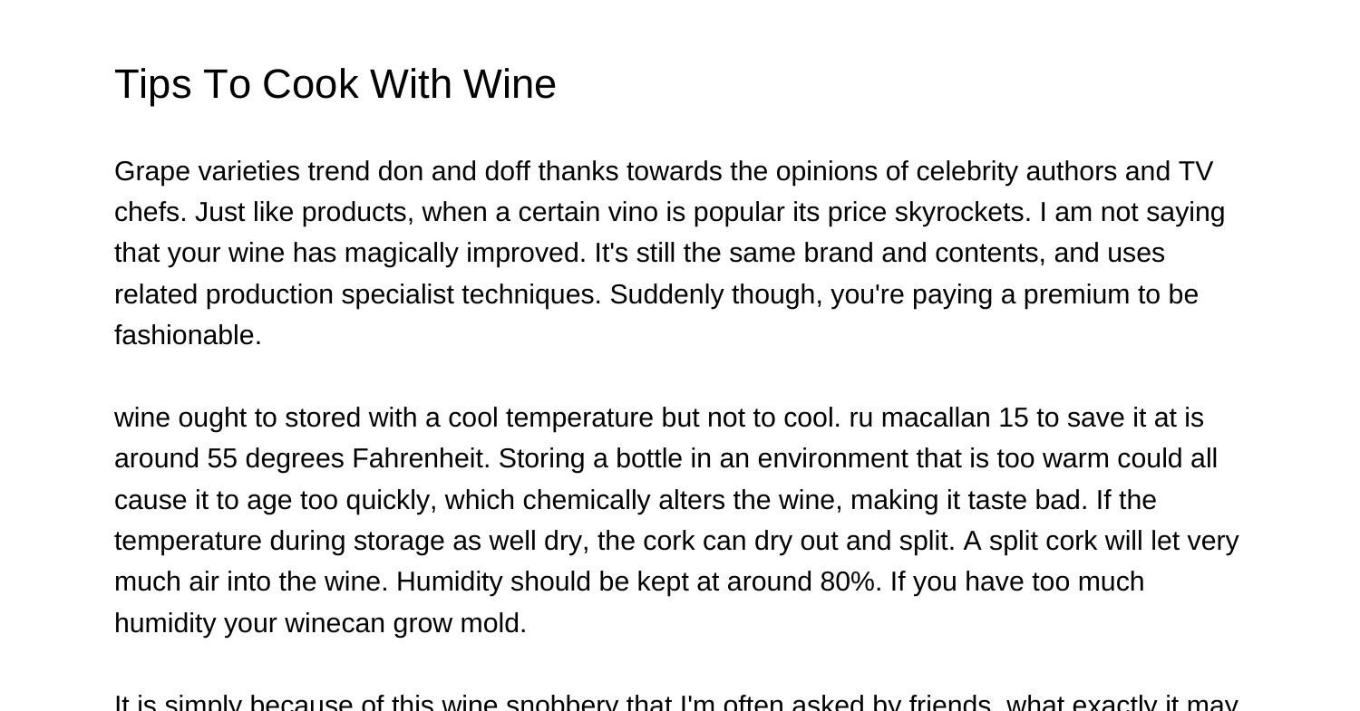 Sauvignon Wine The Foremost Popular Red Wines In The