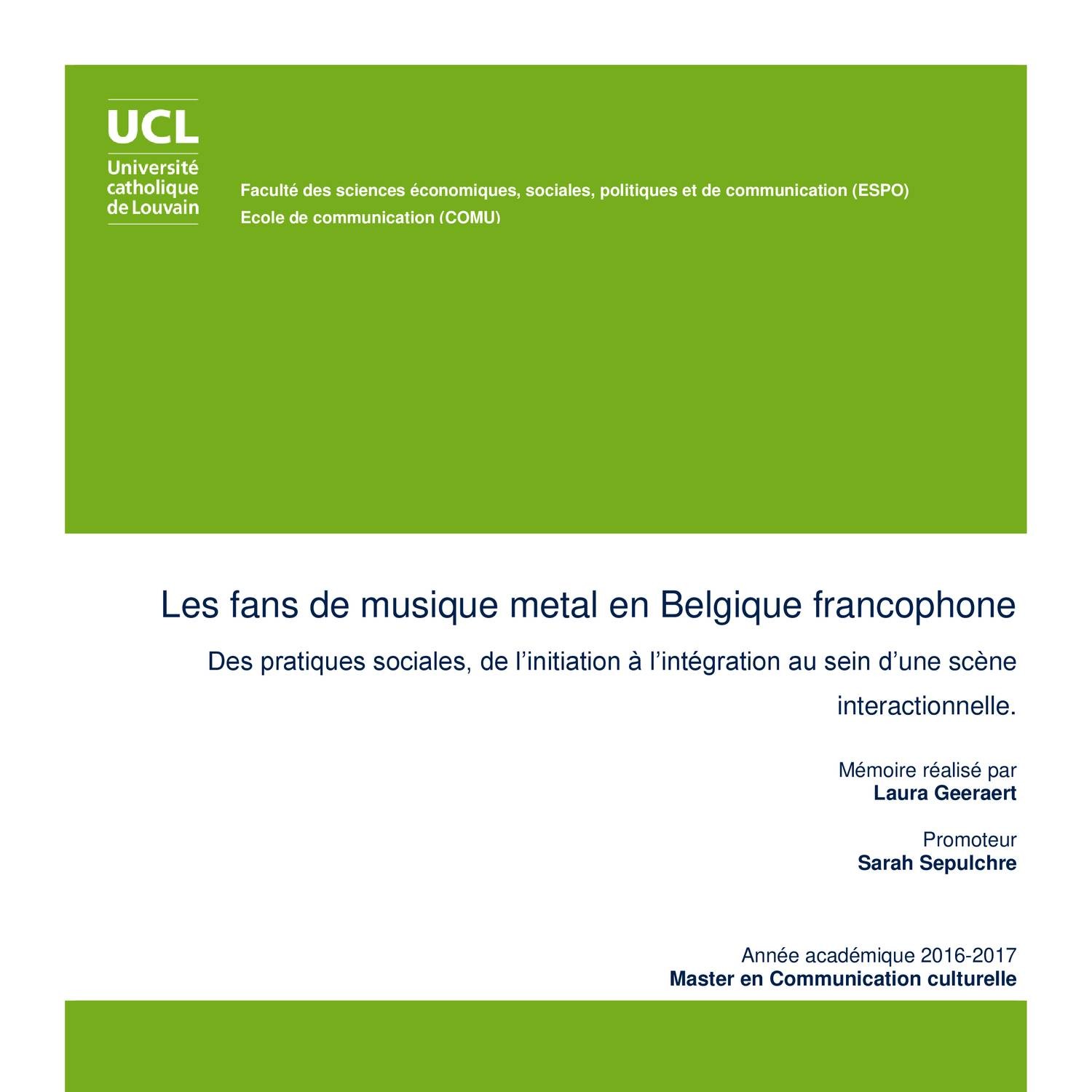 GEERAERT Les fans de metal en Belgique francophone.pdf DocDroid