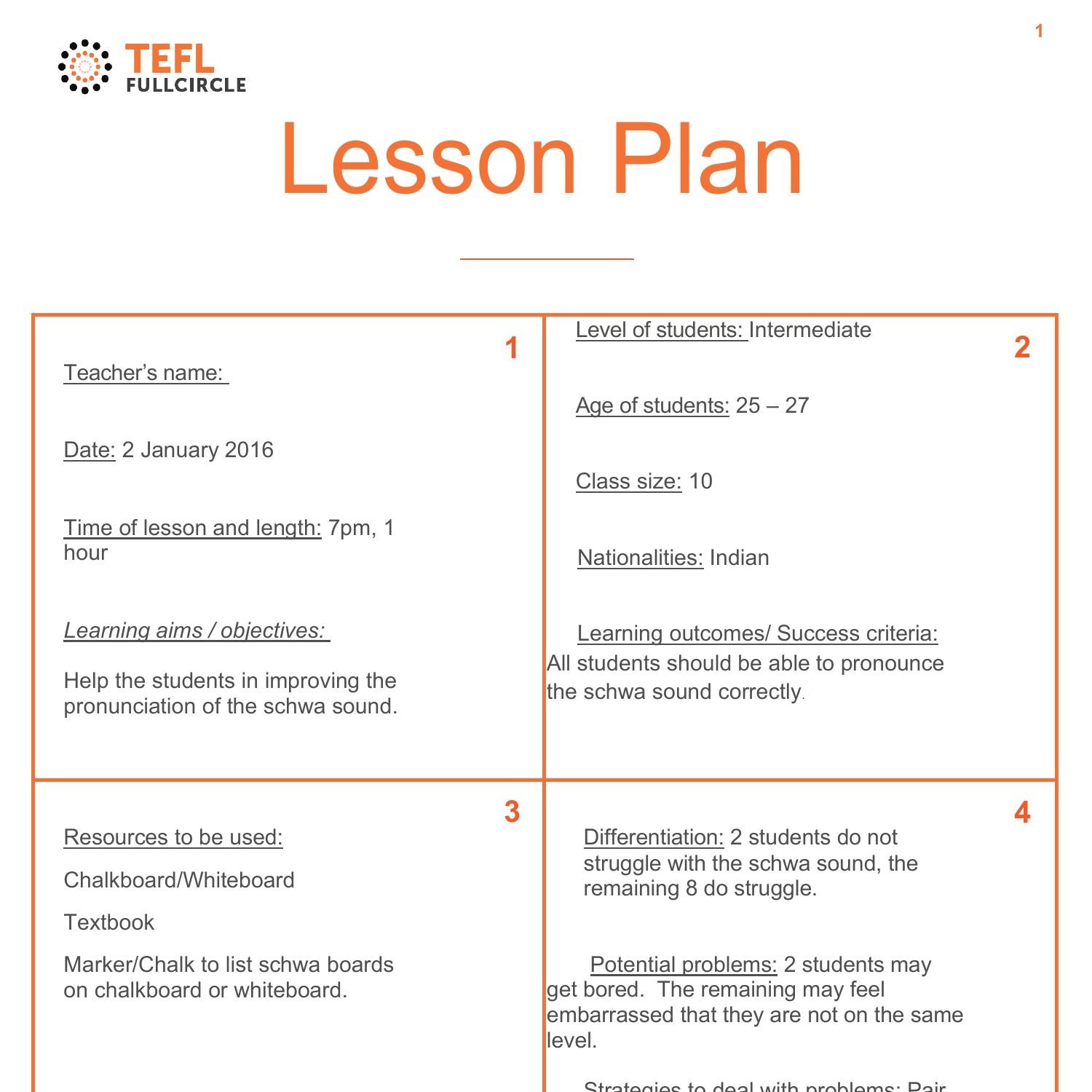 Modelo De Lesson Plan 6 - vrogue.co