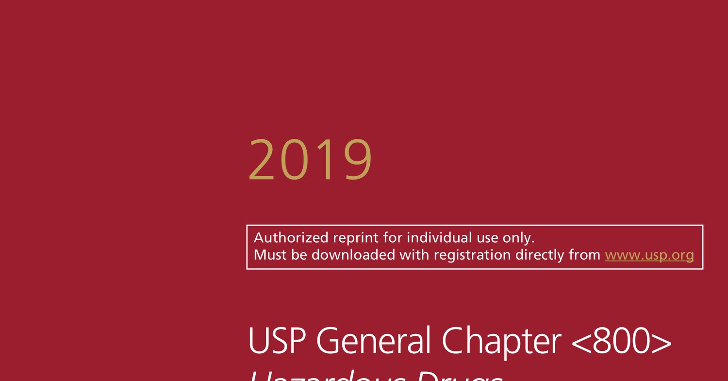 USP 800 Hazardous Drugs 20190601.pdf DocDroid