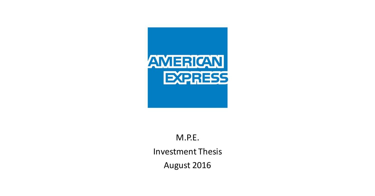 American Express Investment Thesis .pdf DocDroid