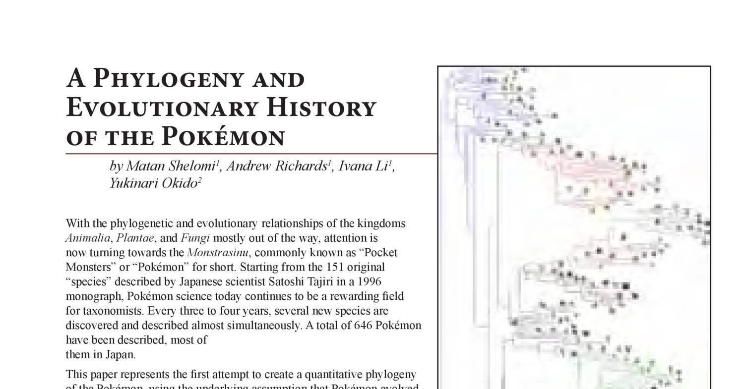 Pokemon phylogeny.pdf | DocDroid
