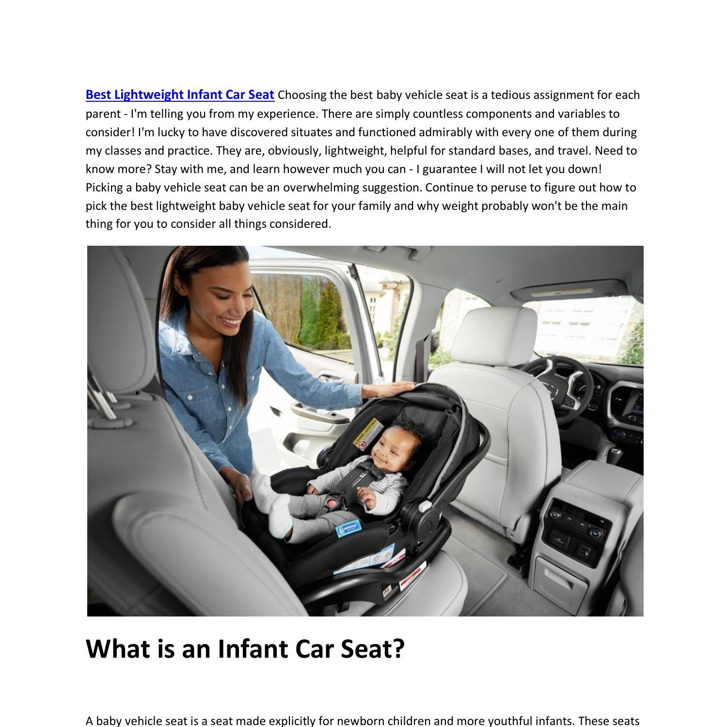 Best Lightweight Infant Car Seat Reviews.pdf DocDroid