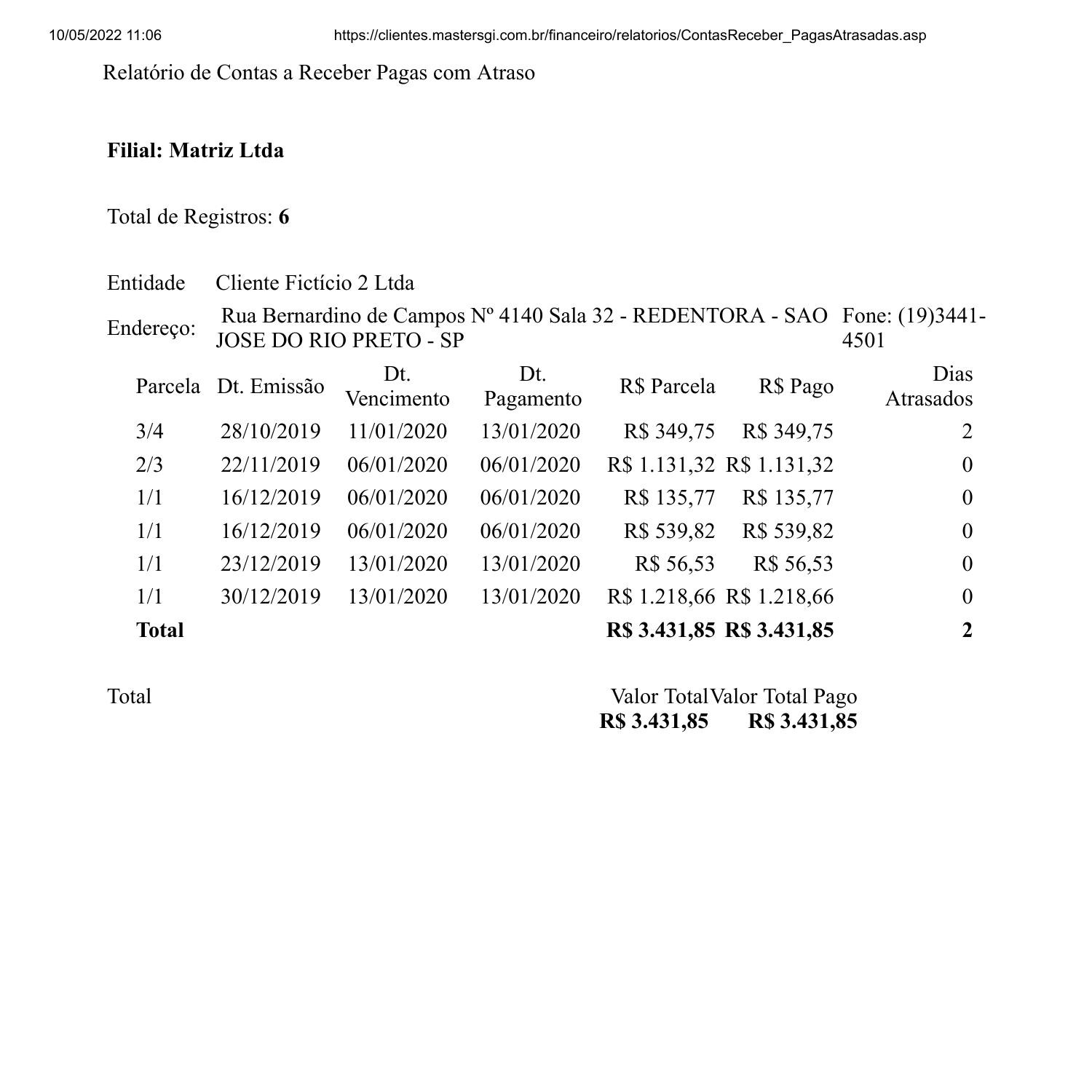 Relatório Contas a Receber Pagas em Atraso.pdf DocDroid