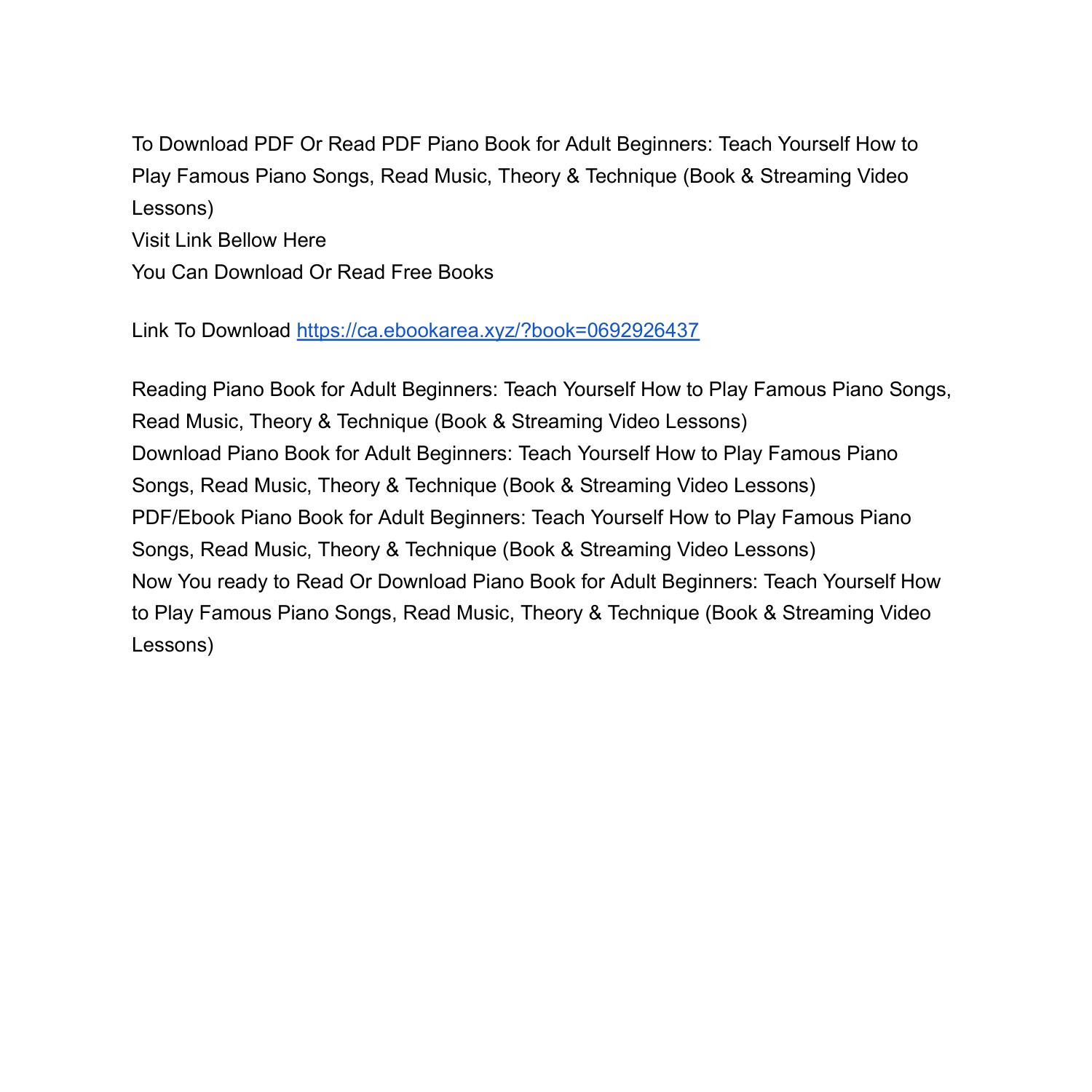 Keyboard Lessons - A Comprehensive Beginner’s Guide To Learn How To Play Famous