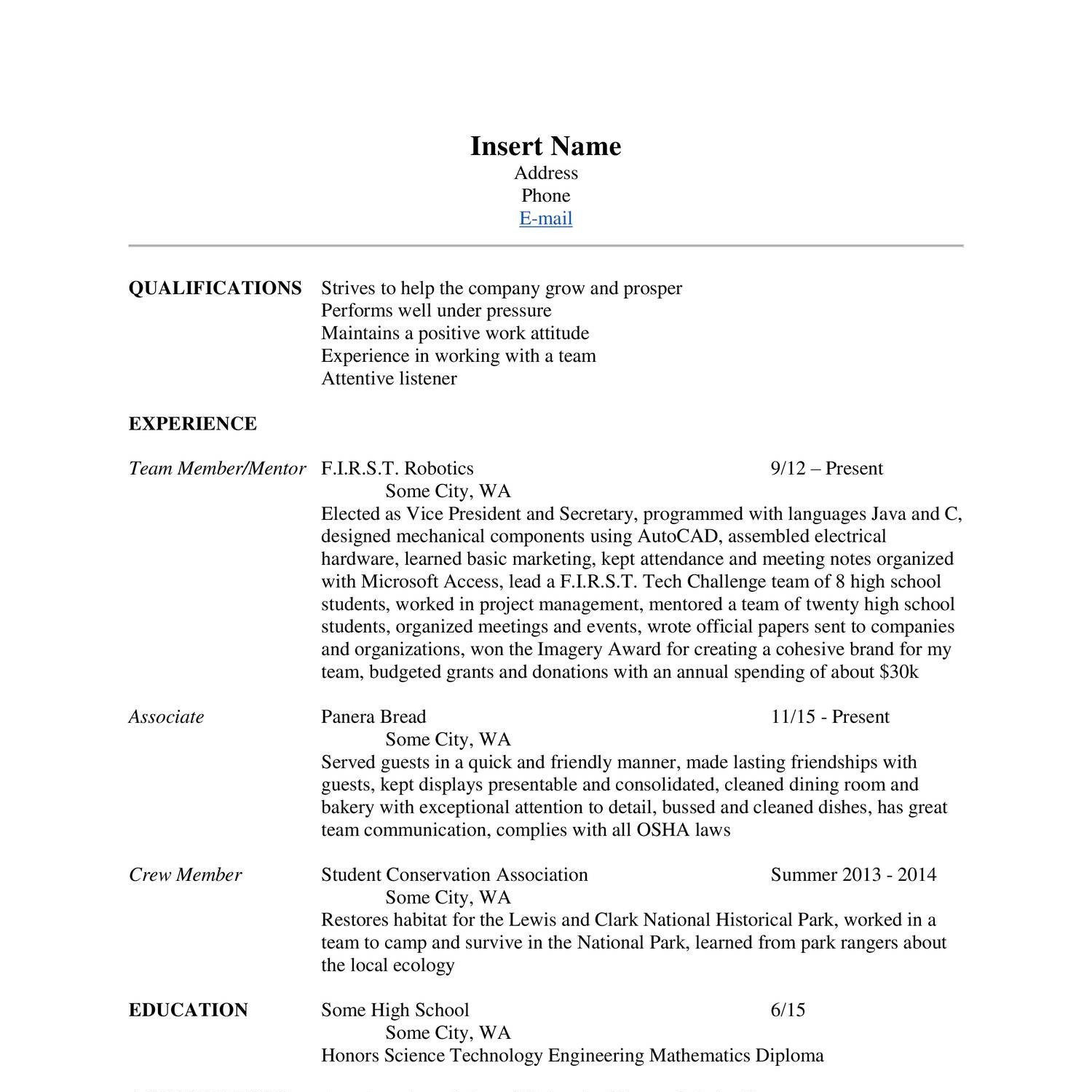 Sample Resume docx DocDroid - Sample Resume Docx 