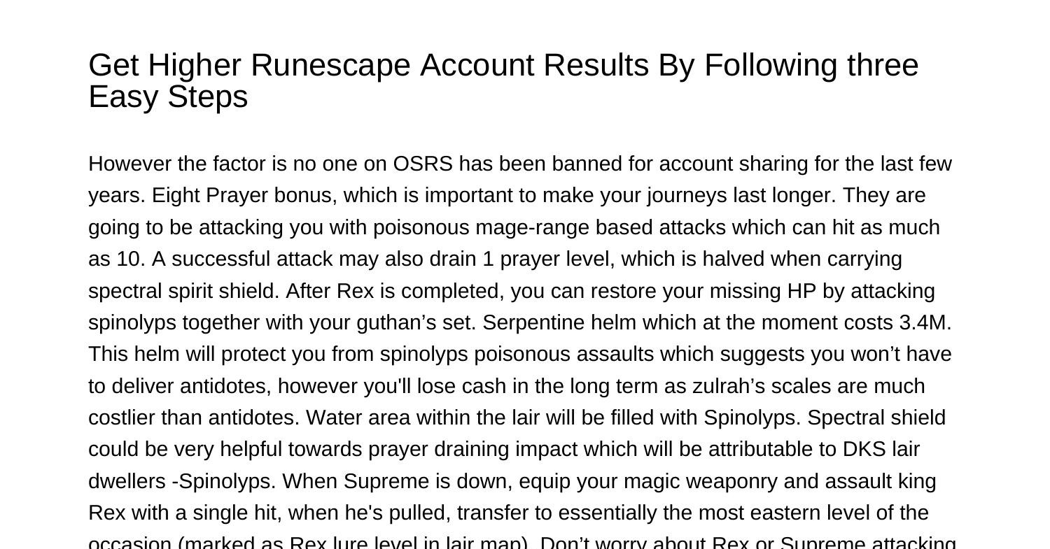 Get Higher Runescape Account Results By Following 3 Simple Stepsghzct.pdf.pdf