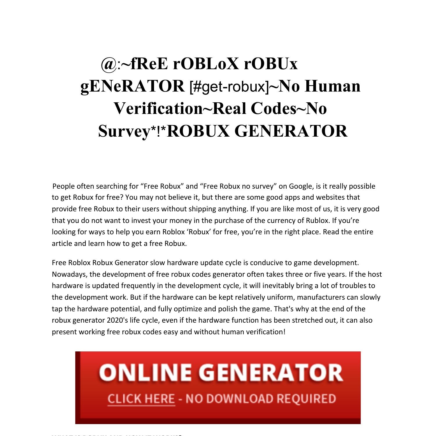 Me fale um gerador de robux gratis que funciona GPT: I'm sorry, but there  is no such thing as a free Robux generator that actually works. Any website  or tool that claims