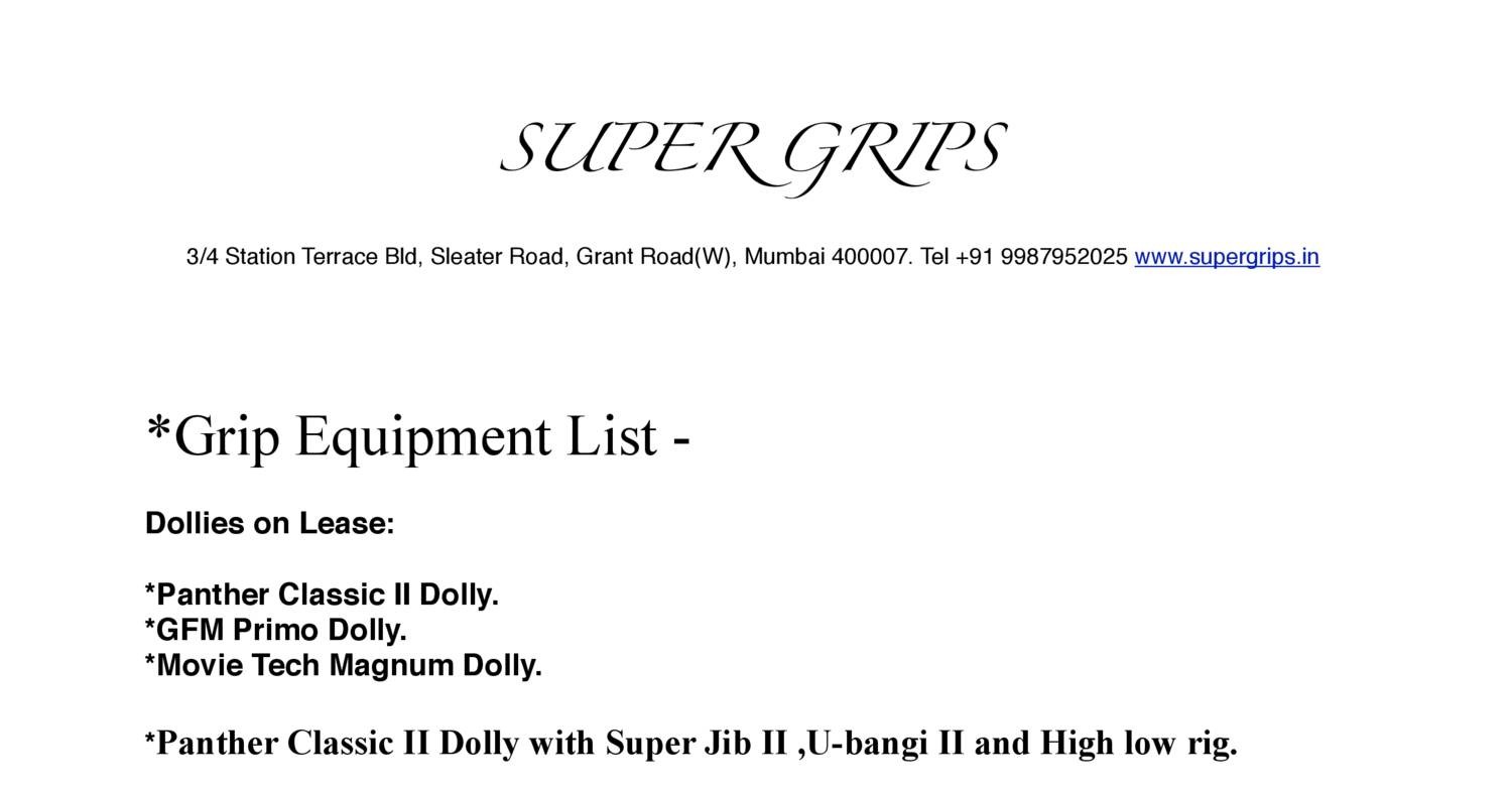 Super Grips Equipment List.pdf DocDroid