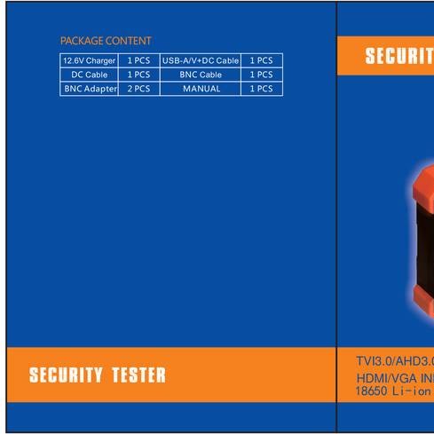User Manual for 7inch 4 IN 1 TVI+AHD+CVI+Analog CCTV Tester SYL ...