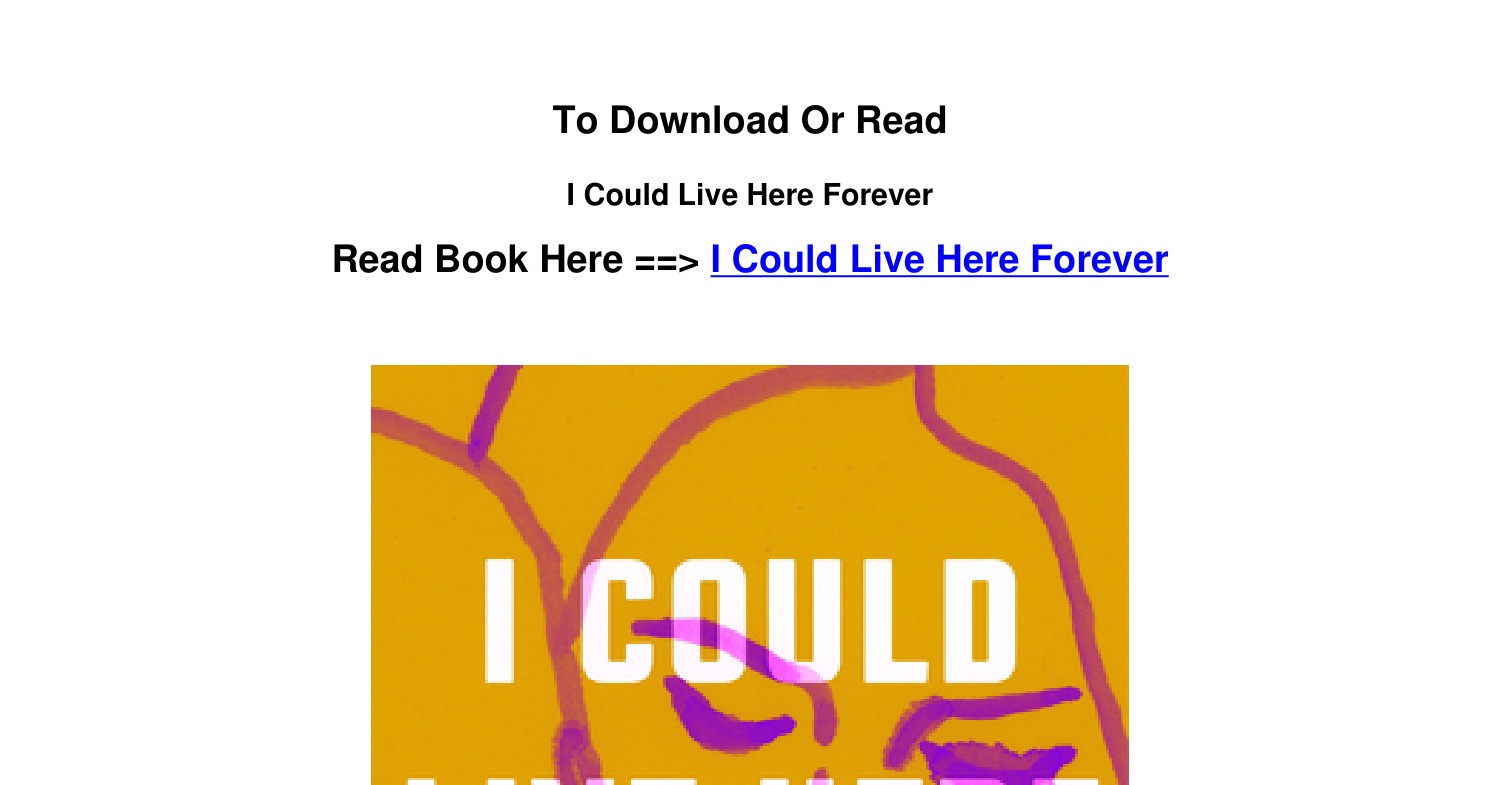 epub download I Could Live Here Forever By Hanna Halperin.pdf | DocDroid