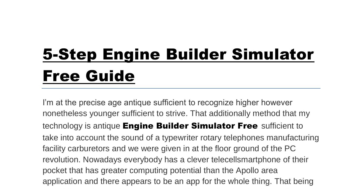 Engine Builder Simulator Free.pdf DocDroid