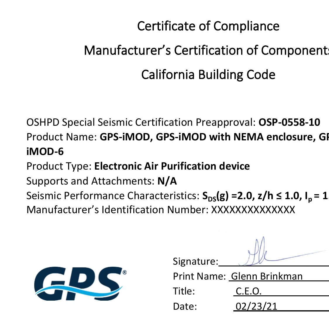 CERTIFICADO OSHPD COMPLIANCE.pdf | DocDroid