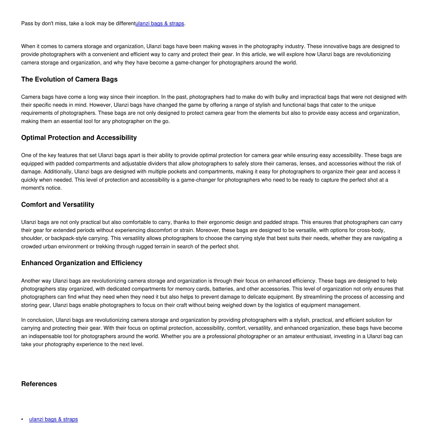 How Ulanzi Bags are Revolutionizing Camera Storage and Organization.pdf ...