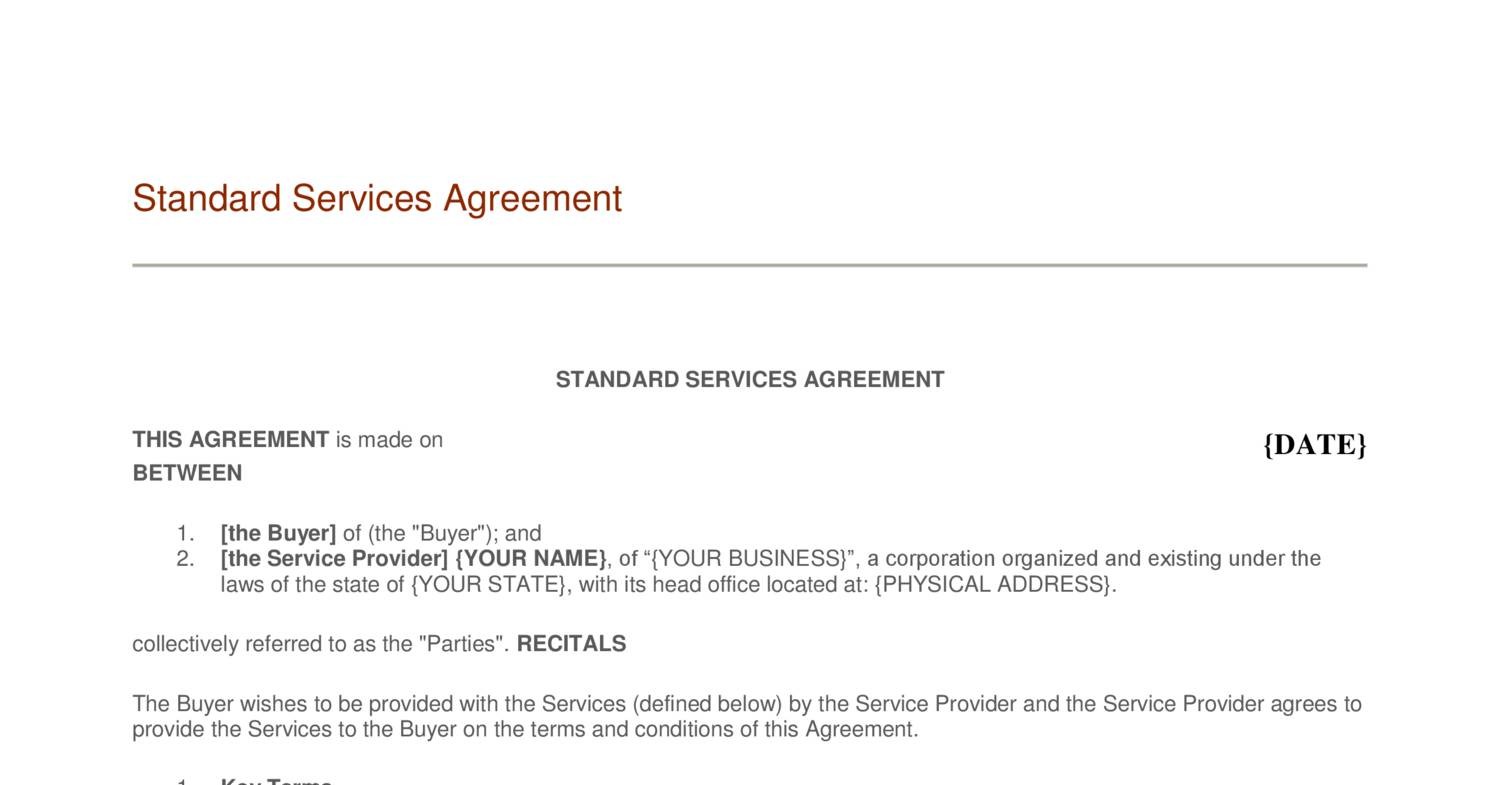 Managed It Services Contract Template from www.docdroid.net