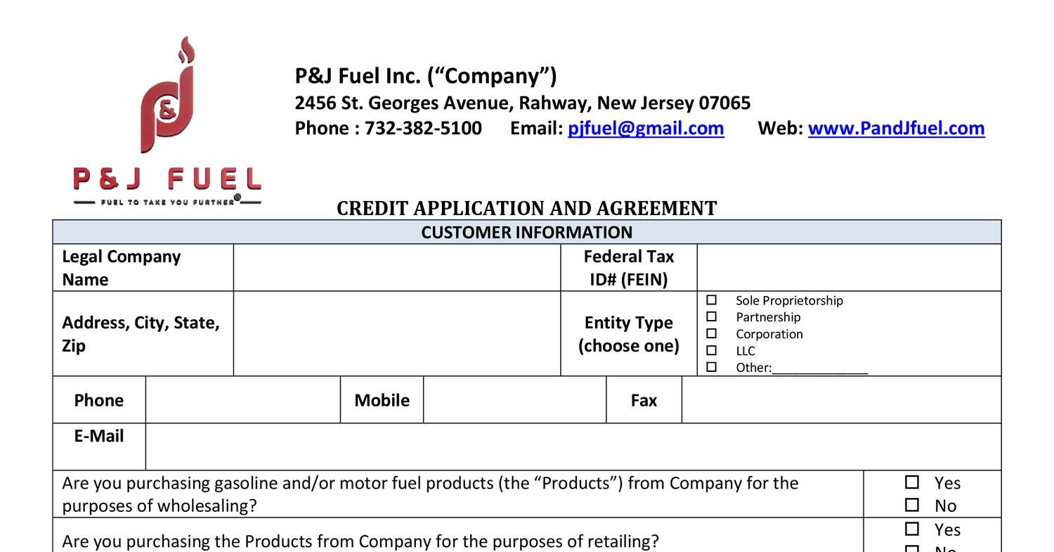 P&J FUEL CREDIT APP.pdf | DocDroid
