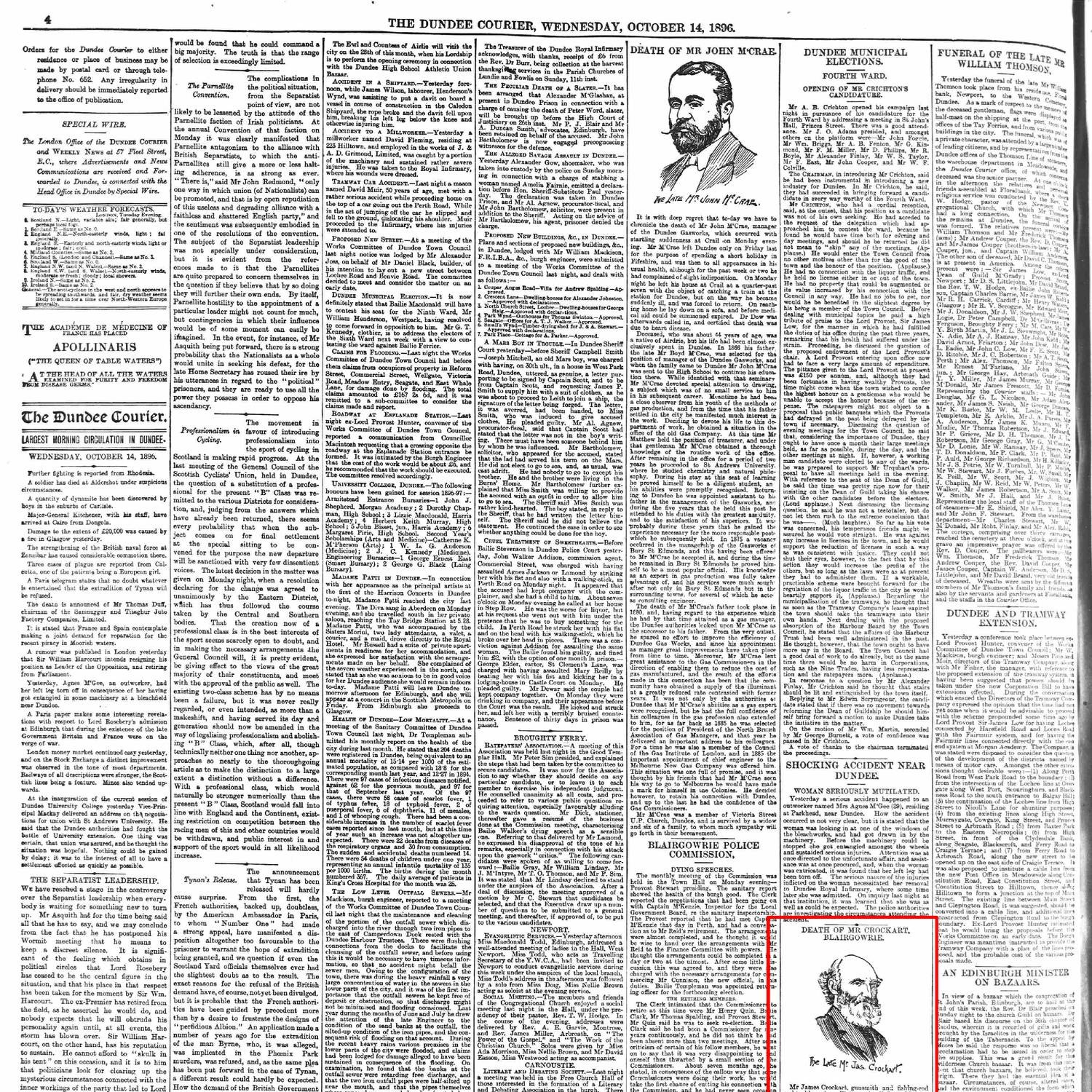 Dundee Courier Wednesday 14 October 1896.pdf DocDroid