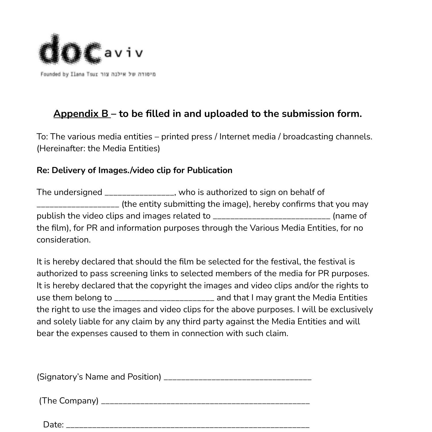 Docaviv - Appendix B.pdf | DocDroid