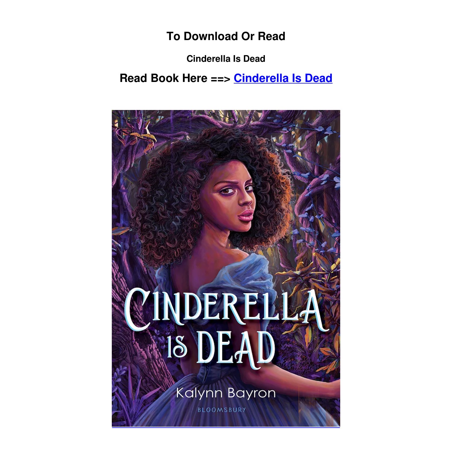 DOWNLOAD ePub Cinderella Is Dead by Kalynn Bayron.pdf | DocDroid