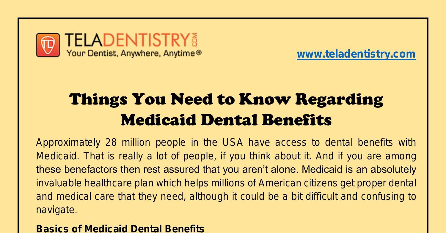 Things You Need to Know Regarding Medicaid Dental Benefits.pdf DocDroid