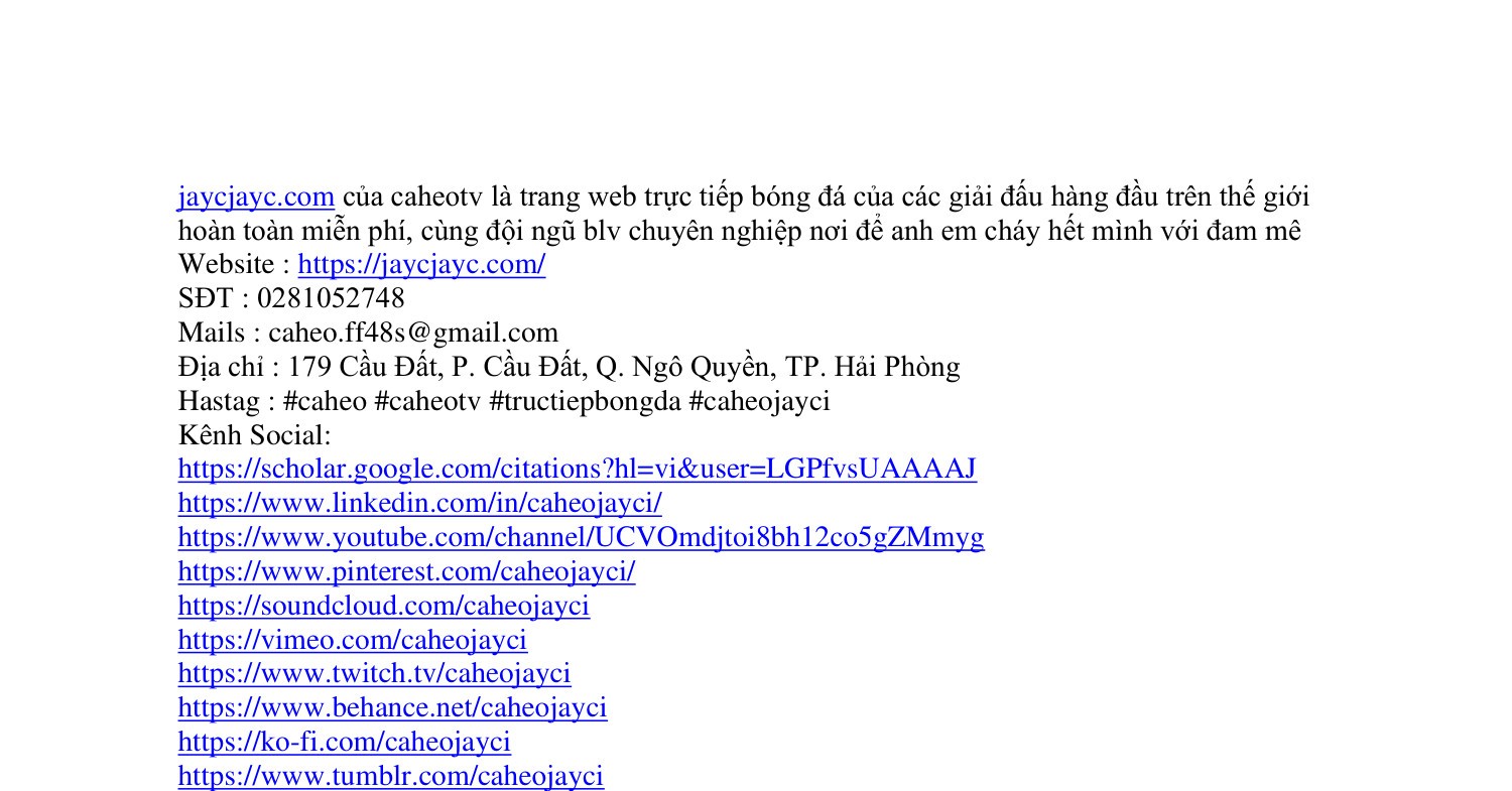 Caheo tv caheotv xem b ng tr c ti p mi n ph kh ng lag pdf docdroid