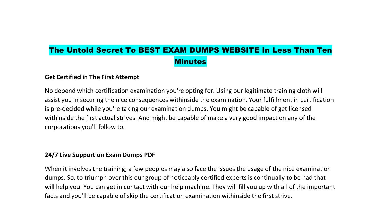Best Exam Dumps site.pdf DocDroid